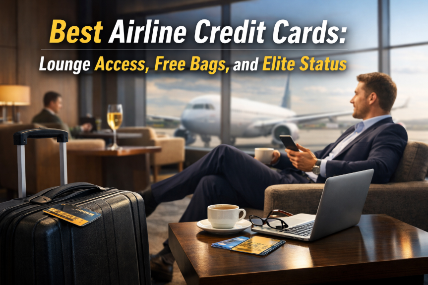 Best Airline Credit Cards: Lounge Access, Free Bags, and Elite Status