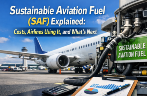 Sustainable Aviation Fuel (SAF) Explained: Costs, Airlines Using It, and What’s Next