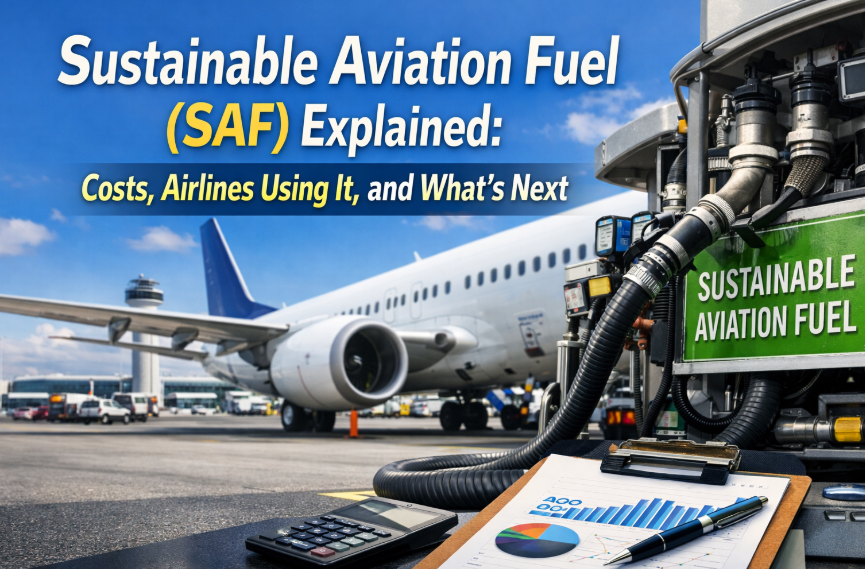 Sustainable Aviation Fuel (SAF) Explained: Costs, Airlines Using It, and What’s Next